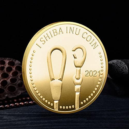 Възпоменателна монета 1 унция Dogecoin Възпоменателна Монета Позлатен Криптовалюта Dogecoin 2021 Лимитированная серия са подбрани Монета с Защитен калъф