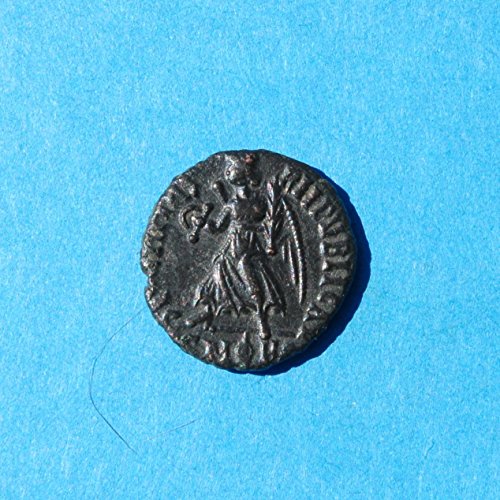 ТОВА е Римският Валент, Източен император от 364 до 378 година, Монета Победа №2 е Много добра