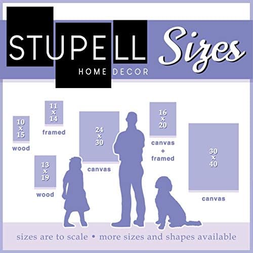 Стенни табели с Пейзажна снимка Силует на дърво Stupell Industries, 10 x 15, Дизайн на художника Джоузеф Елиът