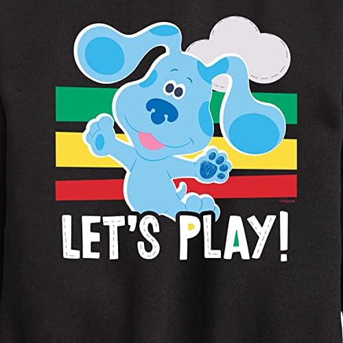 Hybrid облекло - Blue Clues и Ти! - Синята руното hoody Let ' s Play - За деца и младежи с високо воротом