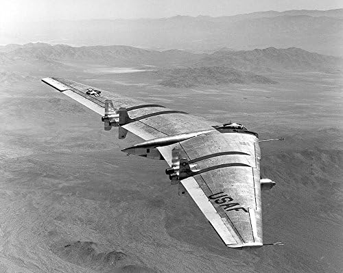 Печат на снимки Northrop YB 49 Flying Wing 8x10 от галогенида сребро
