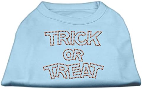 Тениска Mirage Pet Products С кристали Trick or Treat, 3X-Large, Светло розово