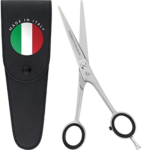 Италиански ножица за подстригване на коса, Професионални Японски Ножици за подстригване от неръждаема стомана с Остър нож, Ножица за Подстригване на коса 6,7 инча, Фризьорски ножици за подстригване на коса - Микрозубчатые