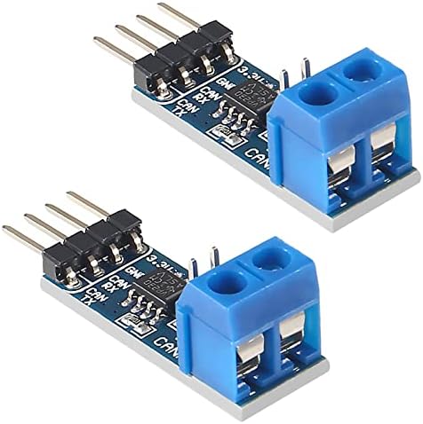 Diitao 2 ЕЛЕМЕНТА Такса SN65HVD230 CAN Връзка на микроконтролери до CAN Мрежовите функции на Защита срещу електростатично разреждане Такса за разработване на оценка на връзка 3.3v за Arduino