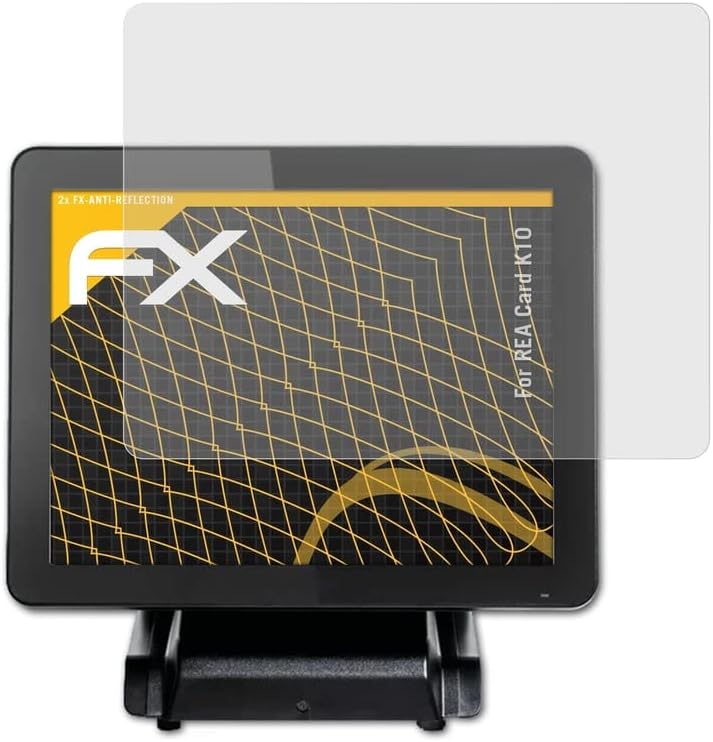 Защитно фолио atFoliX, съвместима със защитно фолио Card REA K10 за екрана, Антибликовая и амортизирующая защитно фолио FX (2X)