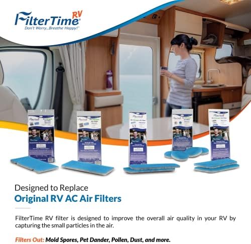 Въздушен филтър FilterTime RV FT-614 Allergen RV 6x 14 Смяна на филтър за променлив ток за конкретния Колман Mach филтър 6 x 14 (1 филтър-пакет) MERV 6 Замества оригиналния стандартен въздушен филтър | Произведено в